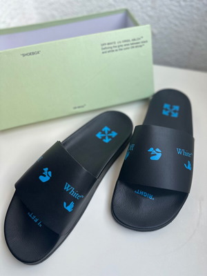 Off White slippers, size 43, black