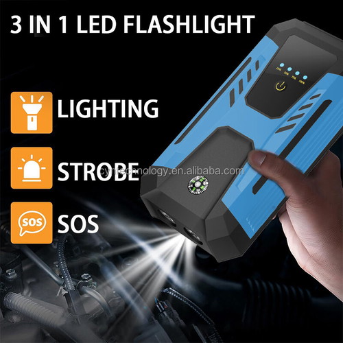 Jump Starter battery charger new with power bank and LED flashlight