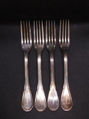 Sambonet Italy SBT silver plated forks set of 4