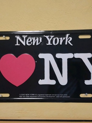Metal sign like new from New York decorative wall decor