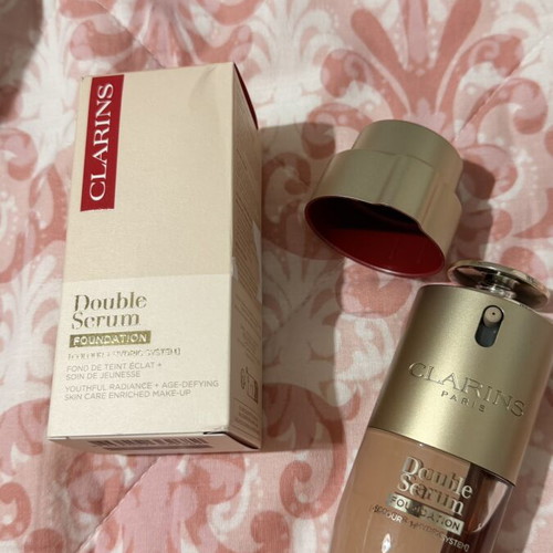 Clarins Double Serum Foundation M2W shade new