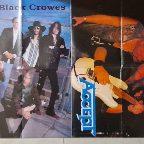 Αφίσα Metal Hammer μεταχειρισμένη με Red Hot Chili Peppers, Sacred Reich, Living Colour