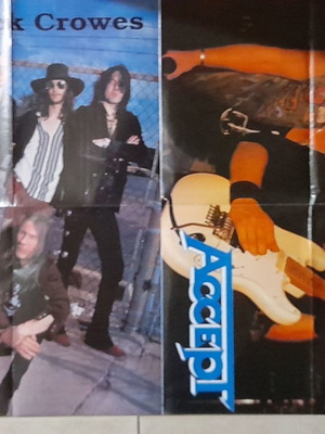 Αφίσα Metal Hammer μεταχειρισμένη με Red Hot Chili Peppers, Sacred Reich, Living Colour