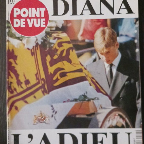 Point de Vue magazine Princess Diana L'Adieu September 1997