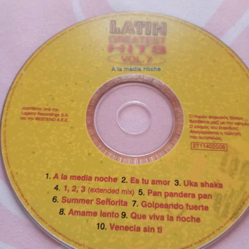 Latin vol.7 collectible CD like new