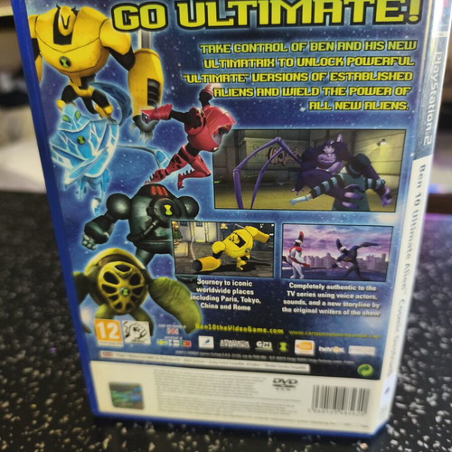 PlayStation 2 game Ben 10 Cosmic Destruction used with manual
