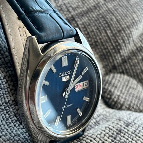 Seiko 5 Automatic 7s26 Blue Dial Watch like new