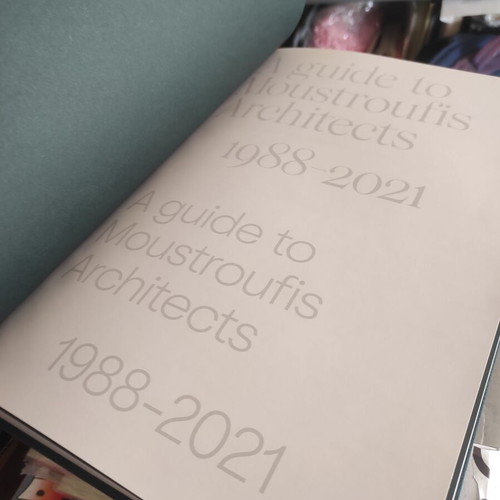 Moustroufis Architects Look Book like new, luxury hardcover portfolio