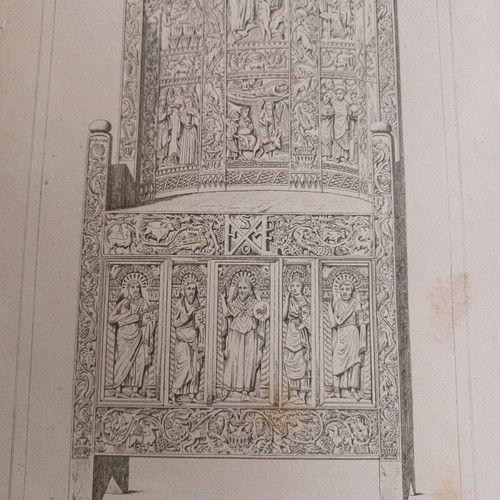 Episcopal Throne of Ravenna 550 AD chalcography used