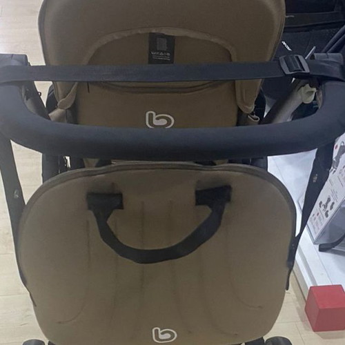 Be Cool Slide 2-in-1 stroller used, walnut color