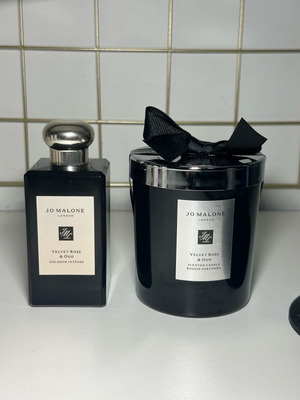 Jo Malone Velvet Rose & Oud Cologne Intense 100ml и ароматна свещ 200гр ново