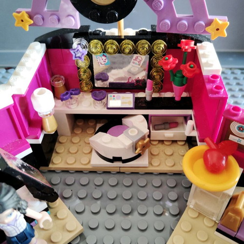 Lego Friends Pop Star Dressing Room used