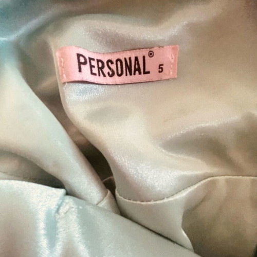 Cecilia Personal dress like new, turquoise with glitter and satin skirt