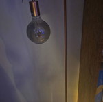 Lamp with yellow light