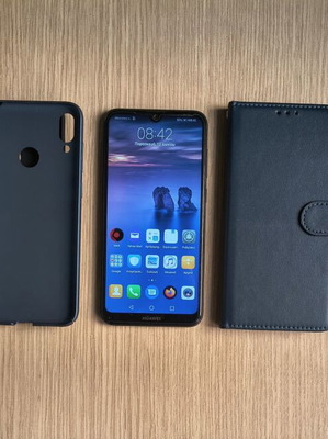 Huawei Y7 32GB 3GB Dual SIM κινητό τηλέφωνο σαν καινούργιο, Midnight Black