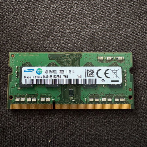 Samsung Ram 4GB DDR3L 1600MHz SODIMM new, pack of 7 pieces