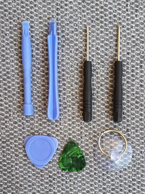 Mobile Repair Tool Set new, 7 pieces with zip-lock bag