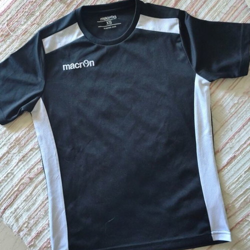 Macron set of shirt and shorts like new, black, age 11-12