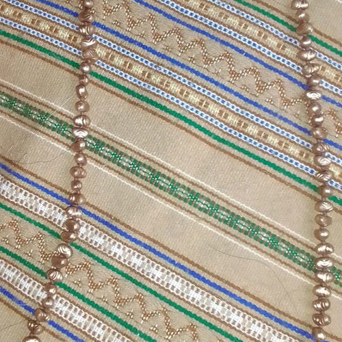 Aigner necklace for neck new, beige and gold