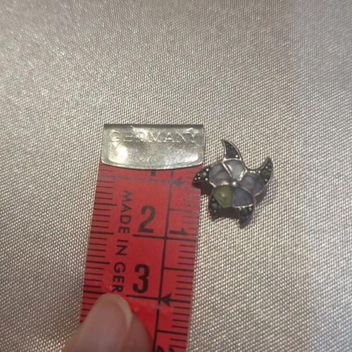 Vintage charm silver 925 with enamel and marcasites new