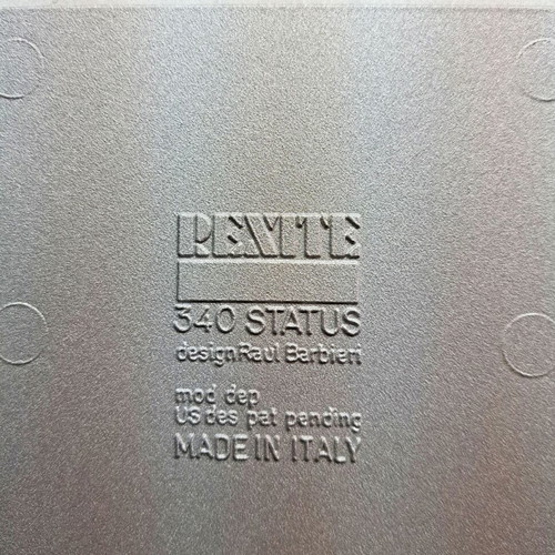 Rexite Status 340 office set by Raul Barbieri like new, 2 pieces