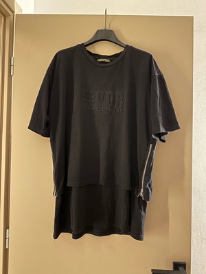 VDR T-shirt used M/L black with zipper street style