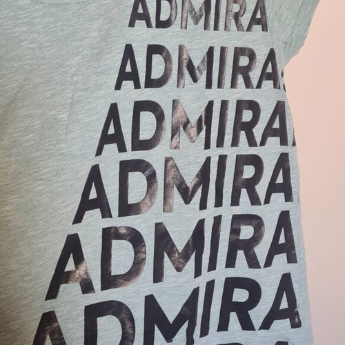 Admiral women's t-shirt like new, turquoise, sizes M-L