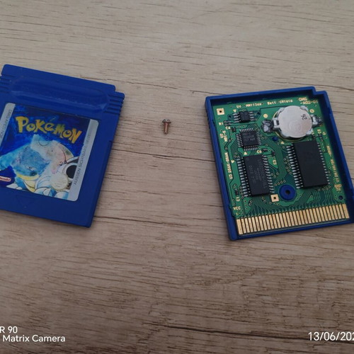 Pokemon Blue German Game Boy cartridge like new with original case