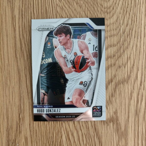Hugo Gonzalez Silver Prizm Euroleague 2024-25 Real Madrid RC like new