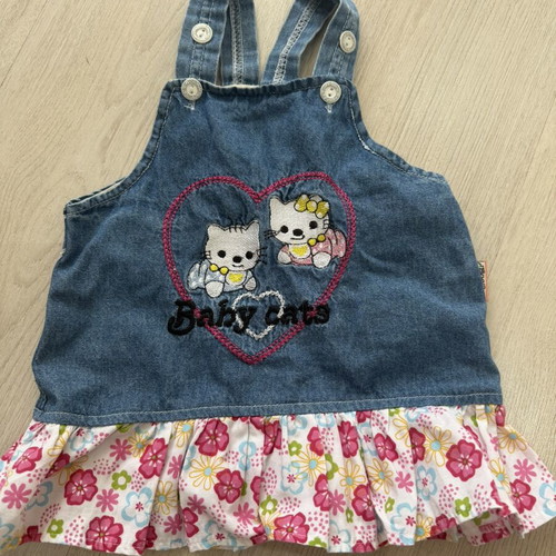 Hello Kitty denim dress like new, 12 months