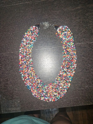 Handmade colorful necklace new with beads