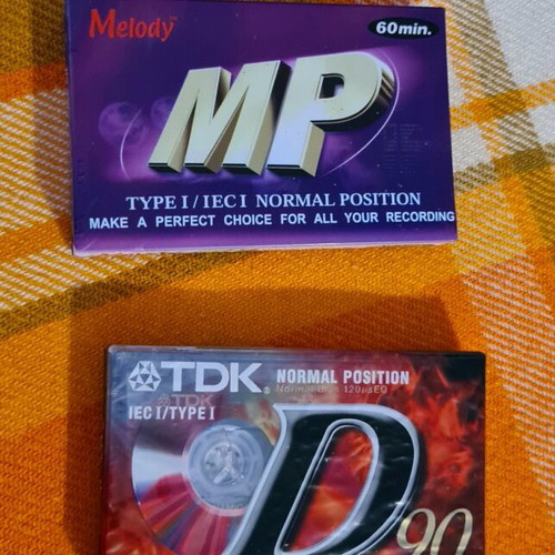 Cassette tapes new, pack of 2 sealed
