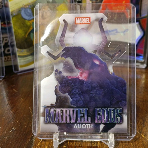 2025 Topps Chrome Marvel Studios Alioth Marvel Gods Die-Cut Clear Case new