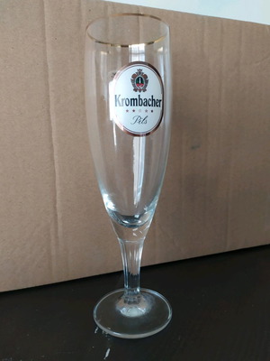 Ποτήρι μπύρας Krombacher Pils γυάλινο κολωνάτο 250ml