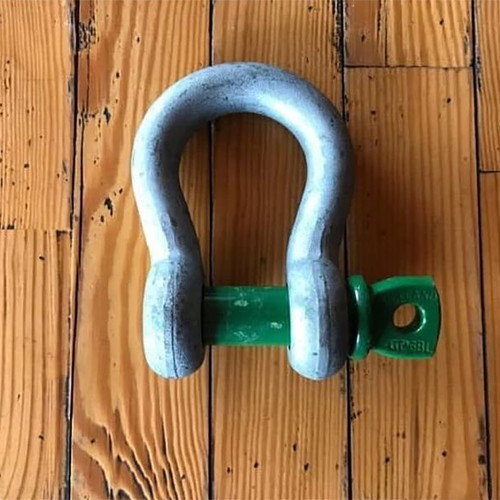Green Pin shackle 3/4" 4.75t like new