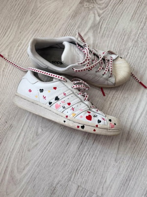 Adidas shoes like new, white, size 37, athletic style