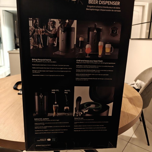 Hisense HBD5A Beer Dispenser new, 5Lt with temperature control and CO₂ system