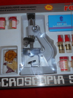 Microscopia set ιταλικό επιτραπέζιο του 1983 μεταχειρισμένο