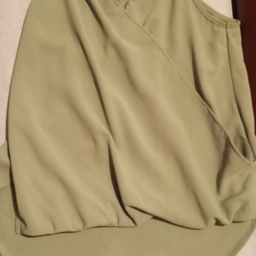 Shein Vcay Casual Wrap Camisole s size, like new, khaki