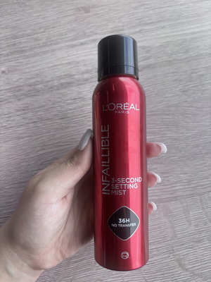 Loreal Infaillible 3-Second Setting Mist new, full size