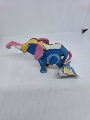 Elephant figure from recycled materials