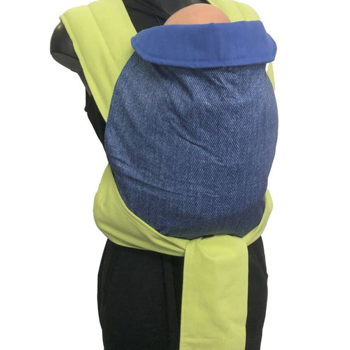 Ergonomic Mei Tai baby carrier, Asteraki model, cotton fabric