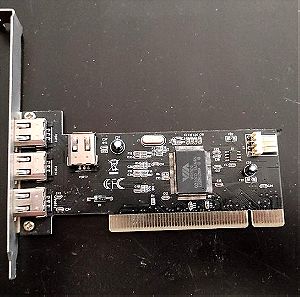 Via VT6306 LogiLink 3+1 Port PCI PC Computer Controller Card