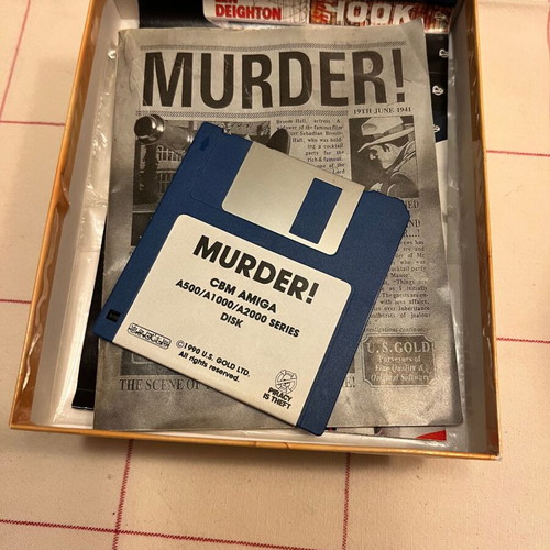 Murder Amiga game like new, boxed