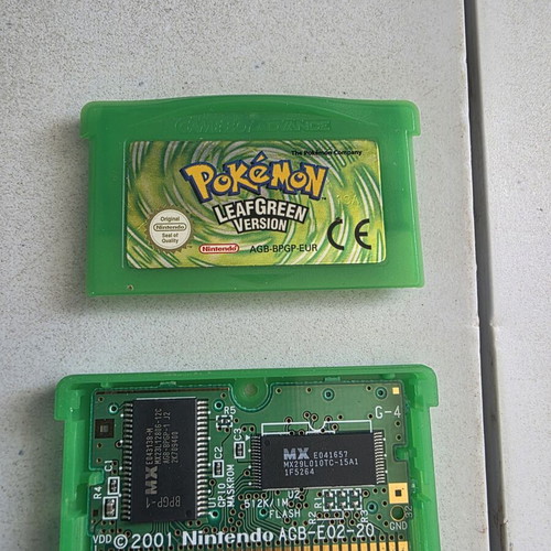 Pokemon Leafgreen Game Boy Advance game used
