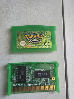 Pokemon Leafgreen Game Boy Advance game used