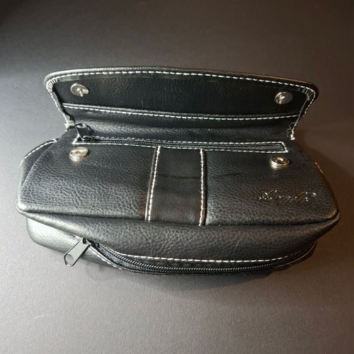 Leather pouch for 2 pipes and tobacco Angelo new