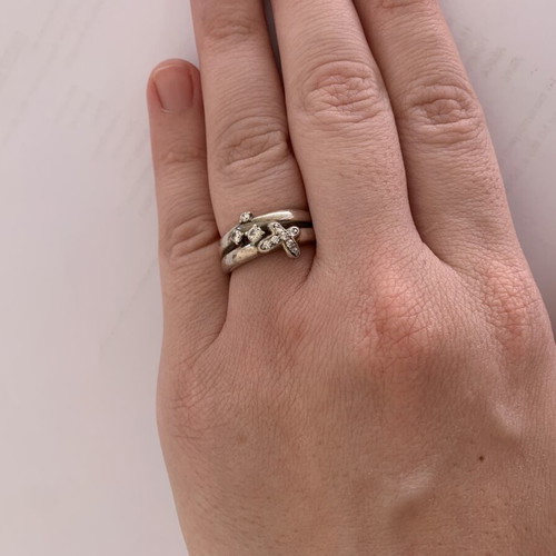 Folli Follie 925 silver ring, size 56