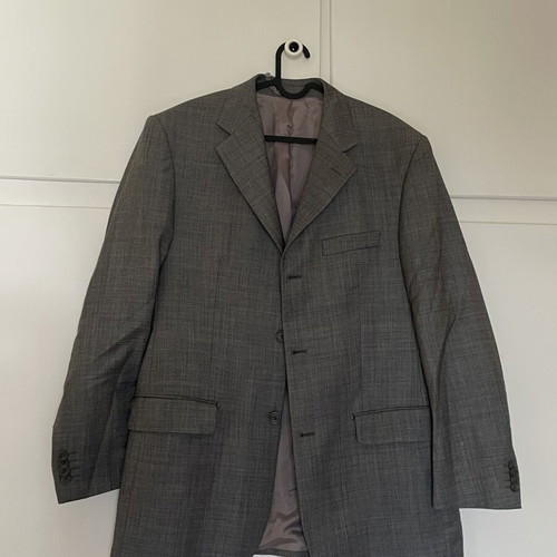 Berto Lucci jacket used, size L, black and grey