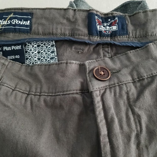 Plus Point men's pants used, dark grey, size 40